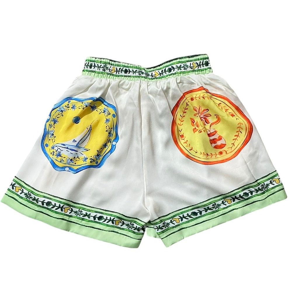 Mediterranean Medallion 2 Piece Short Set S $100 Retail NWOT - Picture 12 of 15